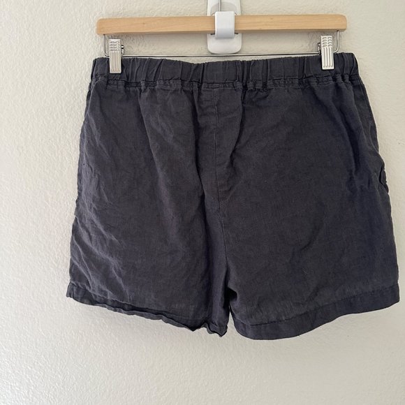 Parachute Linen Shorts In Coal Color Sz M - Picture 4 of 6